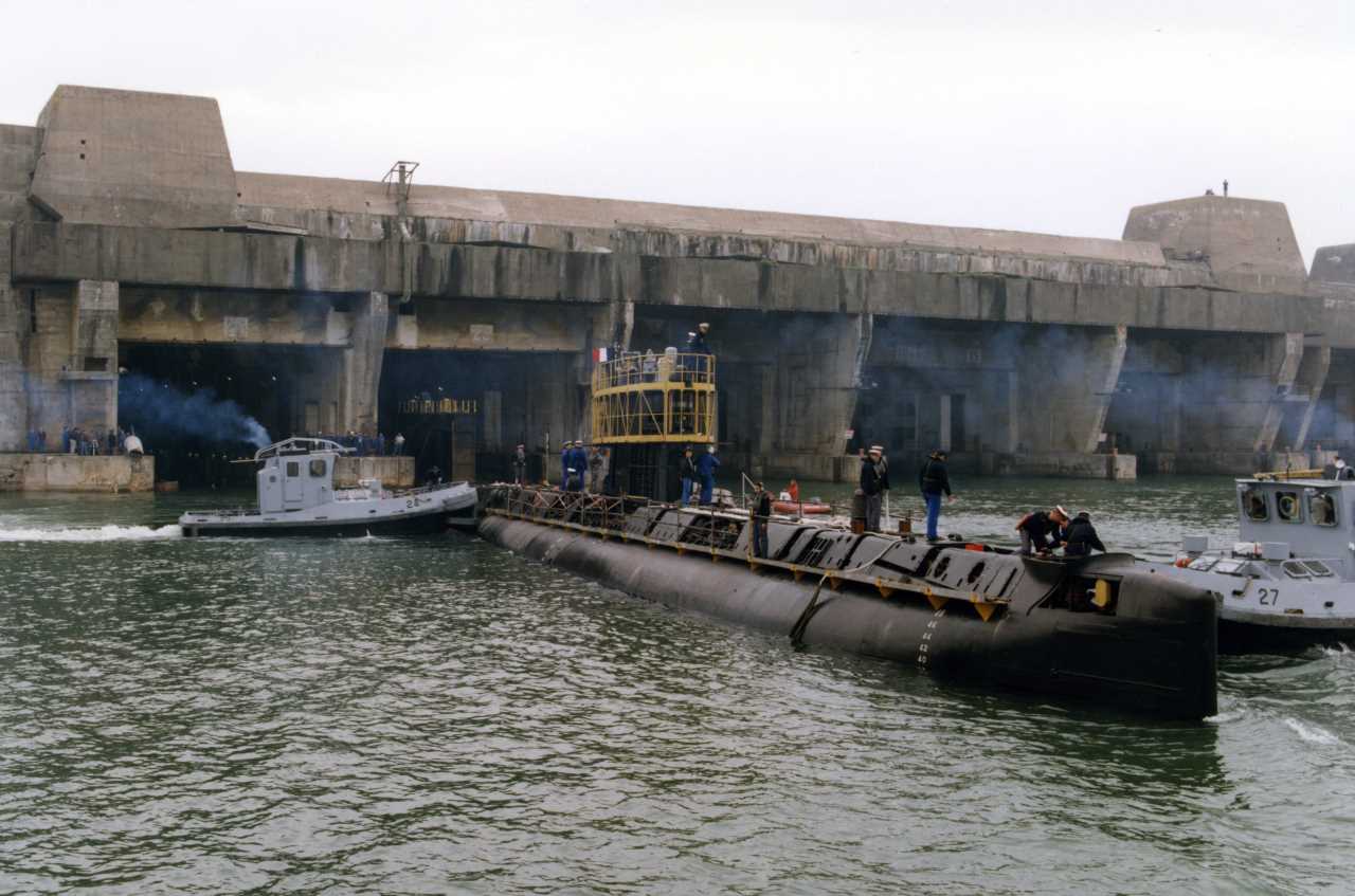 Lorient La Base sous marin Sirène fevrier 1997