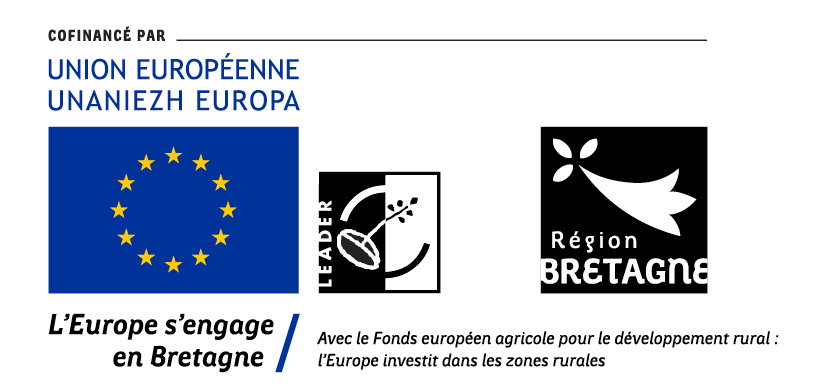 Logo L'Europe s'engage en Bretagne avec LEADER